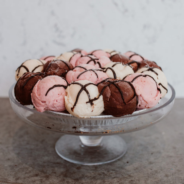 Scooped Neapolitan