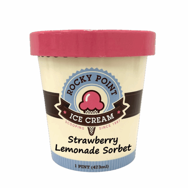 Strawberry Lemonade Sorbet