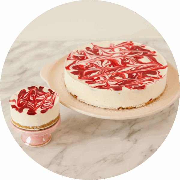 Vanilla Raspberry Cheesecake