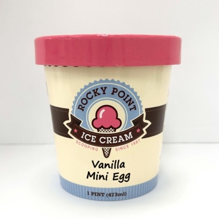 Rocky Point Ice Cream - Port Moody, BC - Vanilla Mini Egg Ice Cream