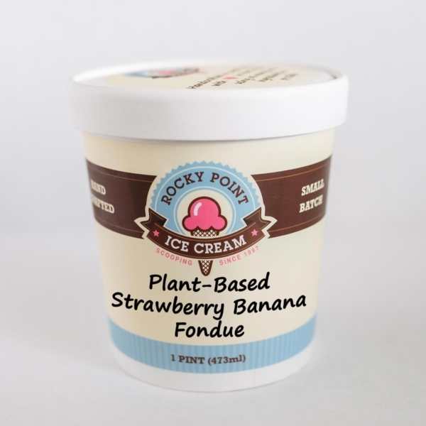 Plant-Based Strawberry Banana Fondue